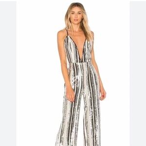 NBD Serena Sequin Jumpsuit